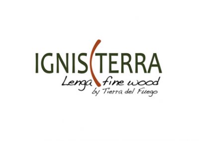 logotipo IGNISTERRA diseñado por Josefina Oñederra DEOZ ESTUDIO DE DISEÑO